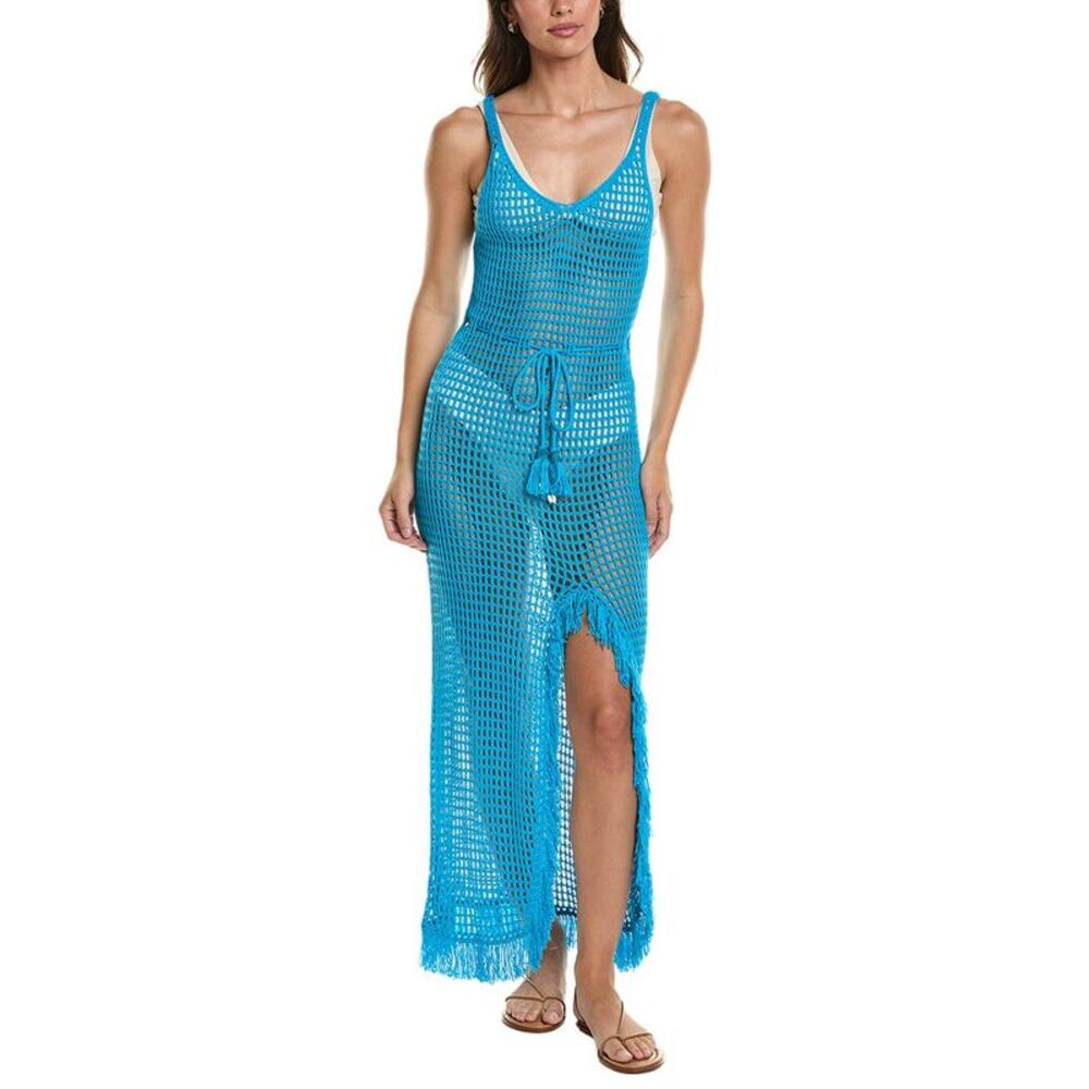 Surf Gypsy Womens Cover-Up Maxi Dress, Blue